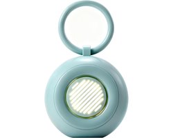 Portable White Noise Sound Machine, 15 Soothing Nature Sounds Smart Cry Sensor Sleep Soother with Soft Night Light, Clip On Design for Travel Stroller Indoor Outdoor Use(Blue)