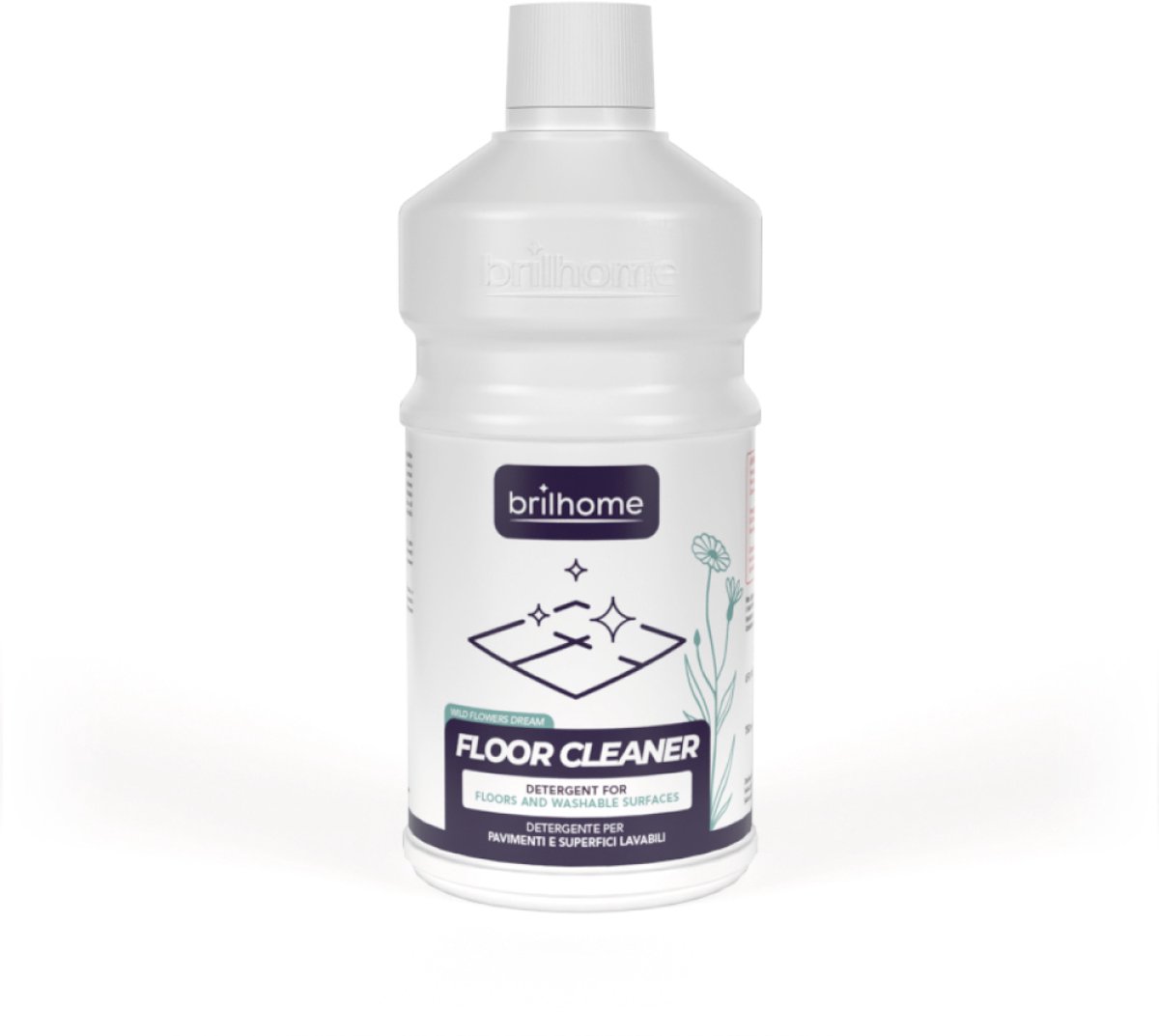 Brilhome - Floor Cleaner – Reinigingsmiddel voor vloeren en afwasbare oppervlakken - 750 ml | Wind Flowers Dream