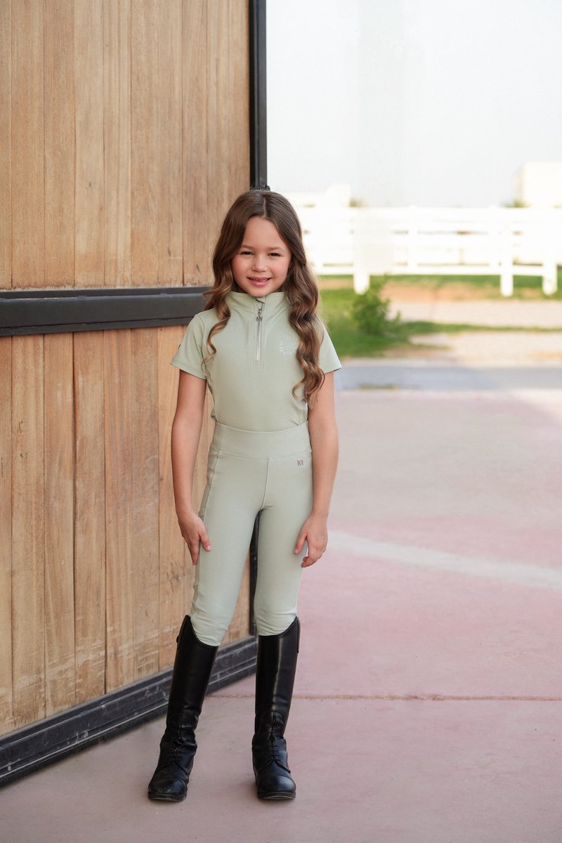 Moá Mae Kids Rijlegging Fullgrip - Pistache - Leeftijd 8-9