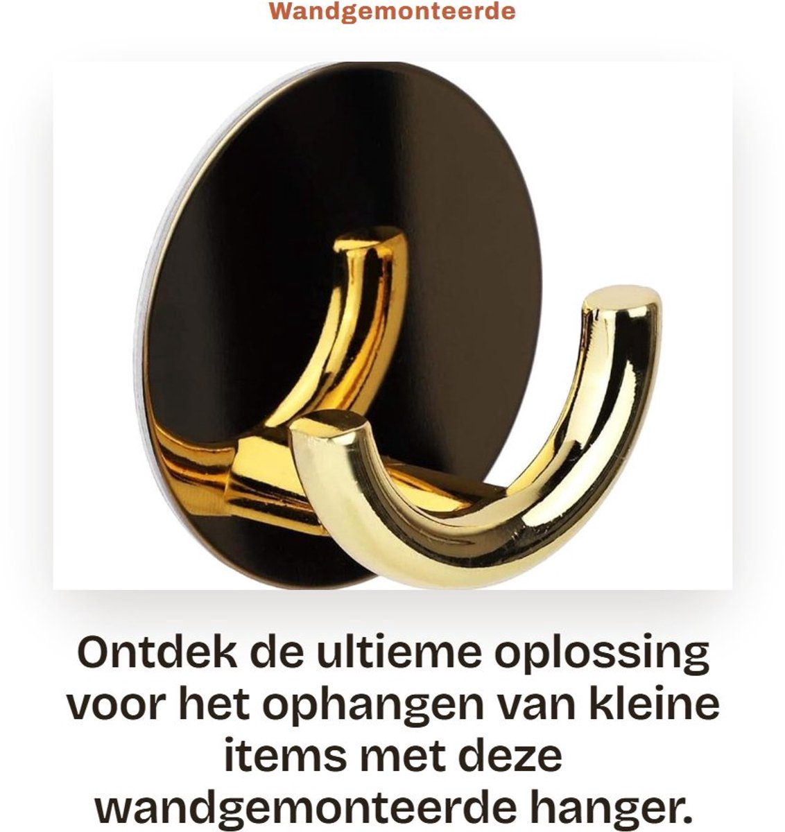 Dailygoods- Wandhaken - Zelfklevend - Roestvrij Staal/Zinklegering - Zware Draagkracht tot 4 kg - Geschikt voor Kleding/Jassen - Eenvoudig te Installeren - Haak