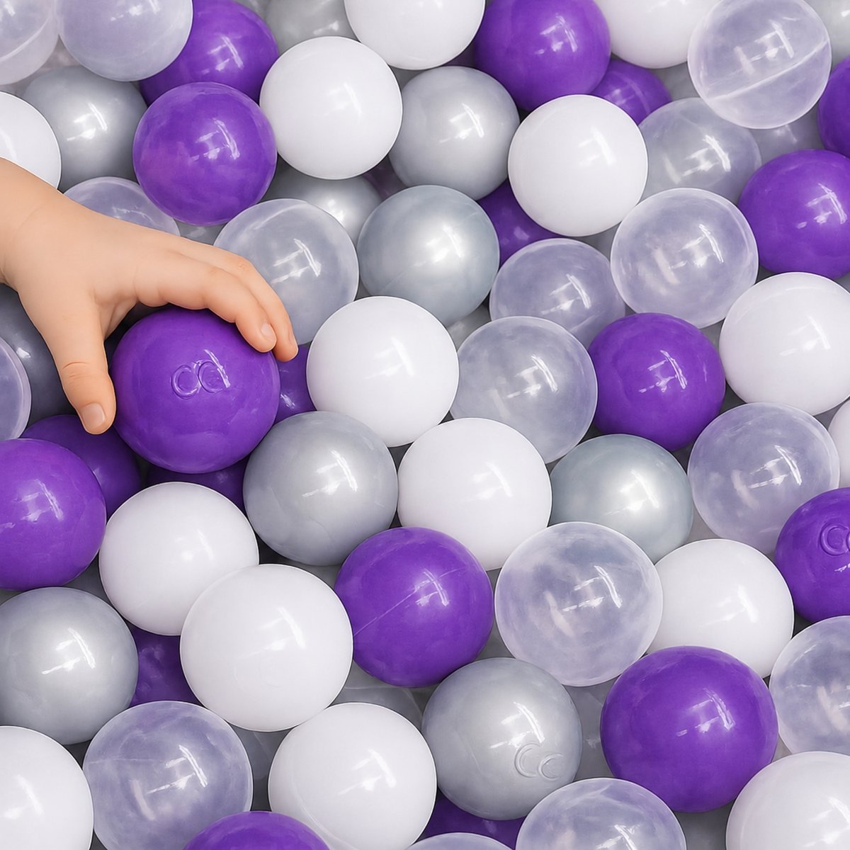 200 Kleurrijke Ballen voor Ballenbad - 5,5cm Ballenbak Ballen voor Kinderen - Baby Ballen Speelballen Plastic Ballen voor Speeltent Ballenbad Pool Ballenbak Tent Springkussen Trampoline