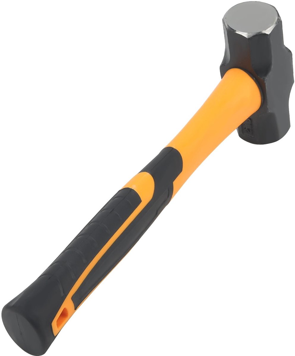Dailygoods- Sleggehamer 2lb - 1.15kg - Carbon Staal - Tuinieren - Bouwconstructie - Schokbestendig - Hamer