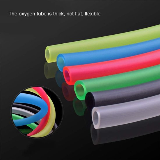 Tank Air Tube 5 M Aquarium Luchtpomp Buis - Zachte Siliconen Dikkere Zuurstof Slang voor Vnk (Zwart) — afbeelding 3