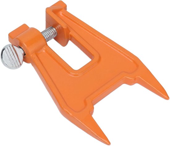 Kettingvijl Bankschroef - Kettingzaag Slijper - Ketting Slijpen - Lichtgewicht Draagbaar - 13 cm - Oranje — afbeelding 4