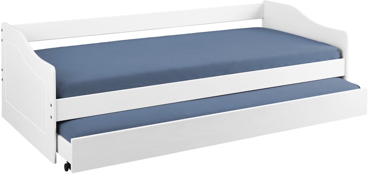 Interlink SAS Uitschuifbed Leonie | 90 x 200 cm | Wit