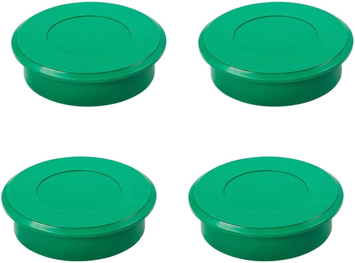 4 Stuks Golf Cup Covers voor Oefeningen, Groene Hole Covers voor Golftraining, Plastic Accessoires voor Tuin en Buitenactiviteiten