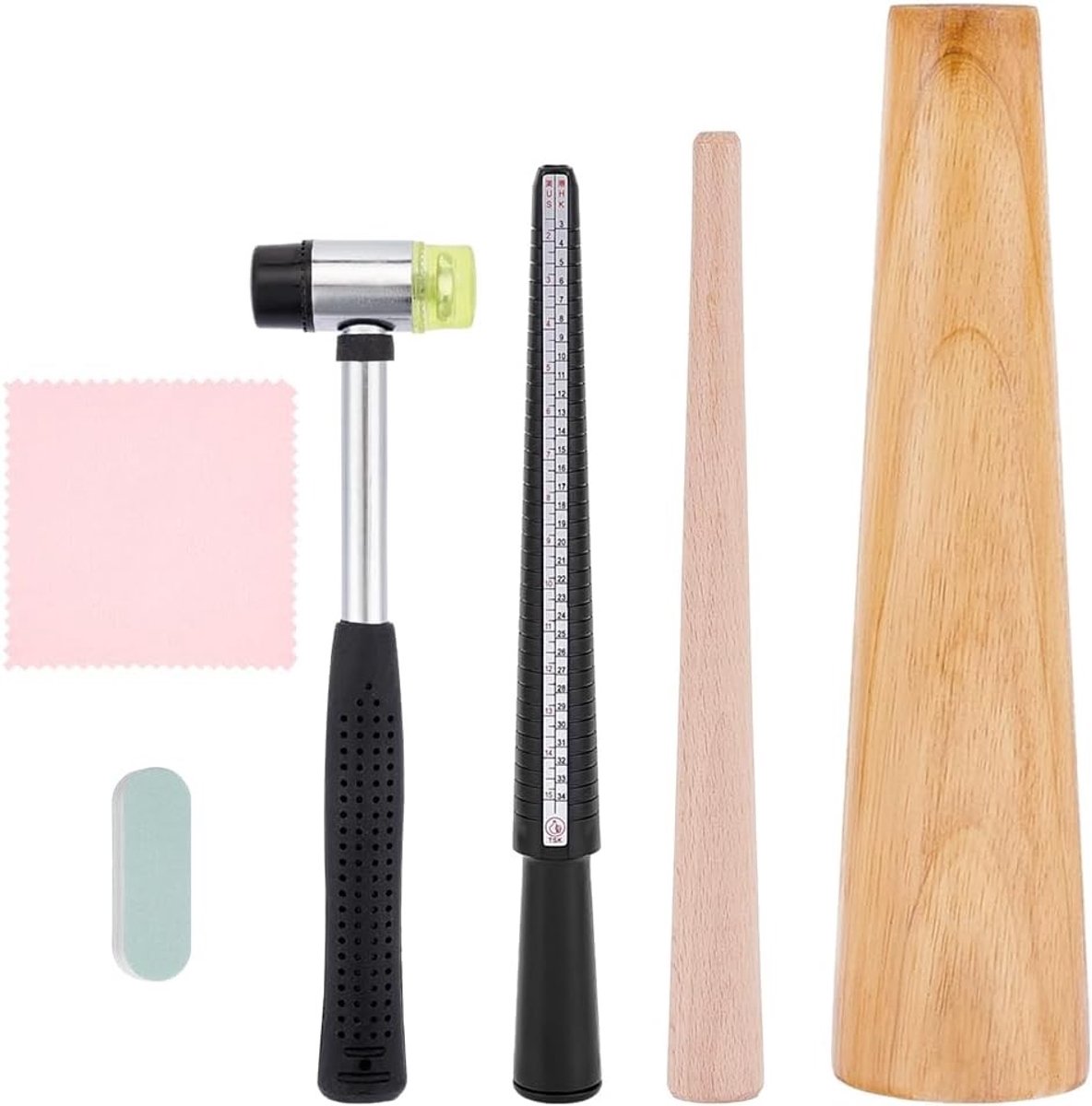 Ringmaatmeter Set - Meetgereedschap - Inclusief Ringvergrotingsstaaf - Sieradenreparatieset - Voor Hobbyisten en Professionals