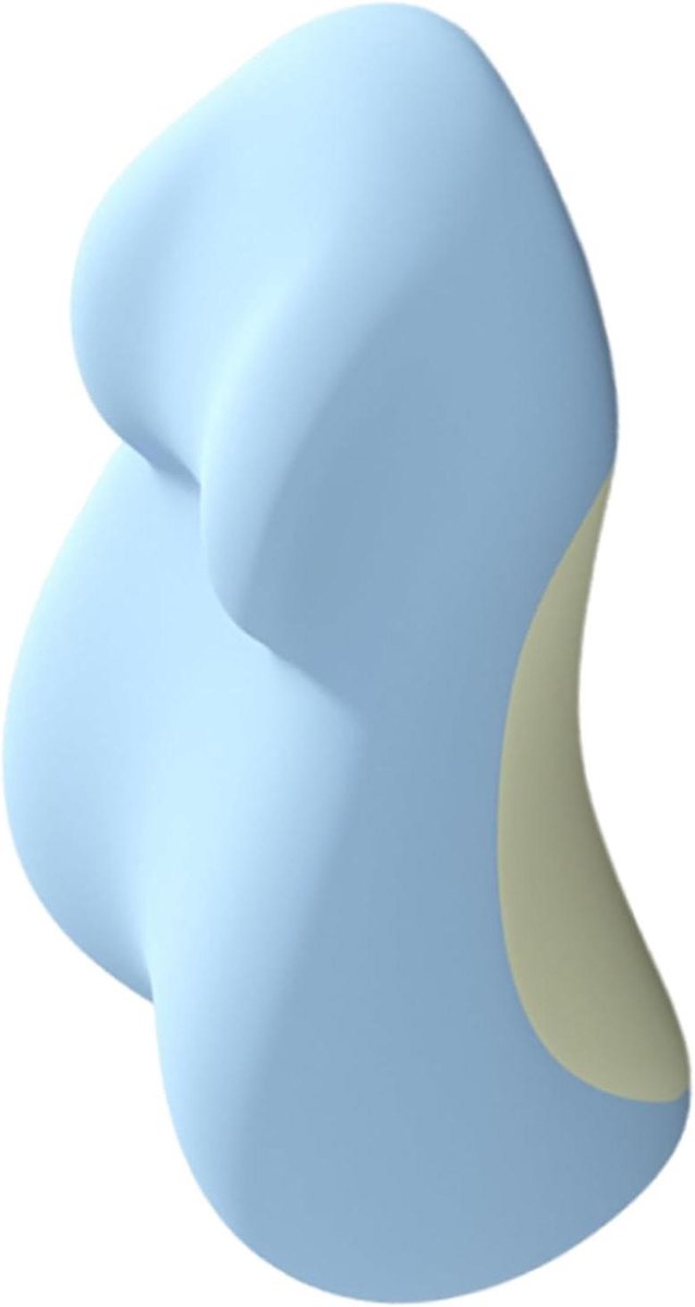 Privacykussen Ergonomisch - Rugsteunkussen Ademend - Comfortabel Slapen - Spanningspreventie Ontwerp - 61 x 41 x 25 cm - Blauw