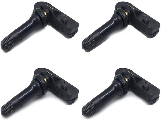 Bandenspanning Sensor - TPMS Sensor - Veilig Rijden - Stabiel Signaal - 4 Stuks - Zwart