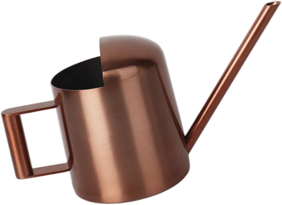 Roestvrijstalen Gieter - Metaal Gietpot - Planten Water Geven - Lange Nauwkeurige Tuit - 300 ml - Zwart