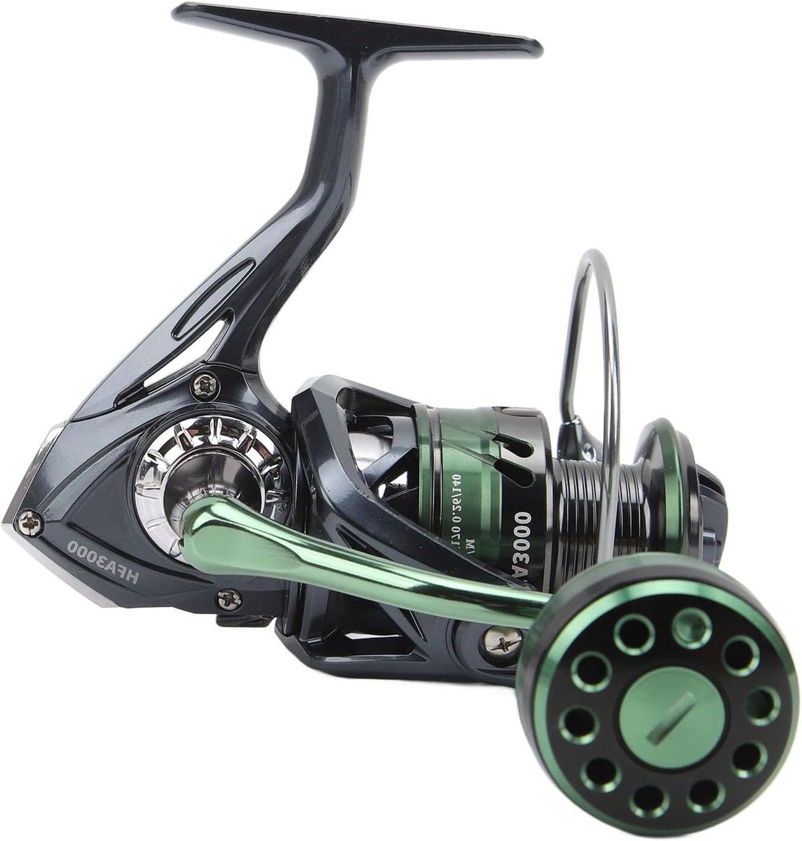Spinmolen Metaal - Vismolen HFA3000 - Vissen in water - 13+1BB Kogellagers - 327 Gram - Zilverkleurig