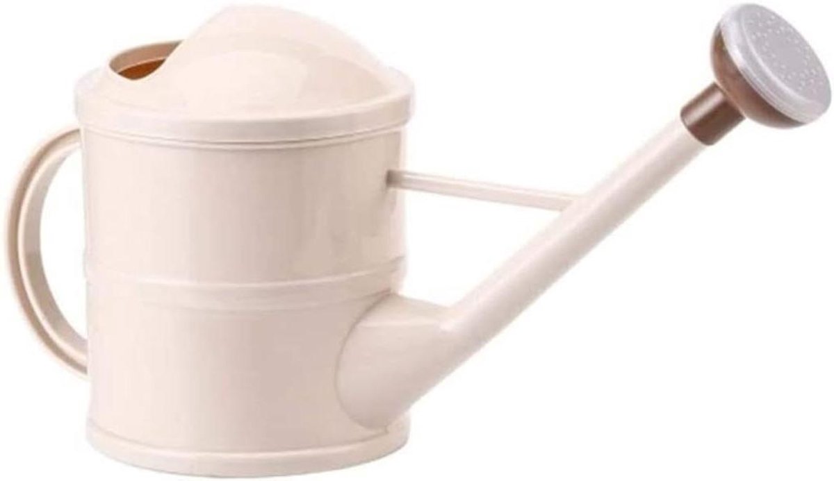 Gieter Planten - Waterkan Tuingereedschap - Planten Water Geven - Lange Nauwkeurige Uitloop - 1.5 Liter - Gebroken Wit