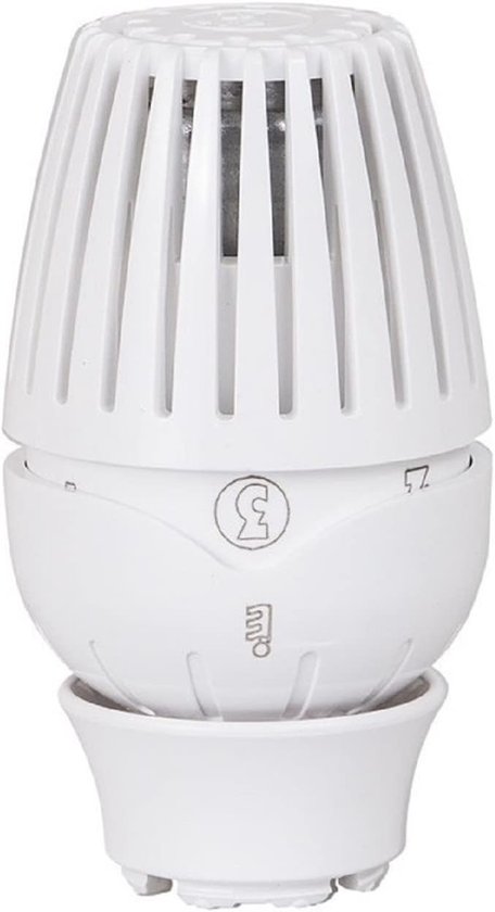Witte Giacomini thermostaatkop R460 met nummering '2.5' aan de zijkant.
