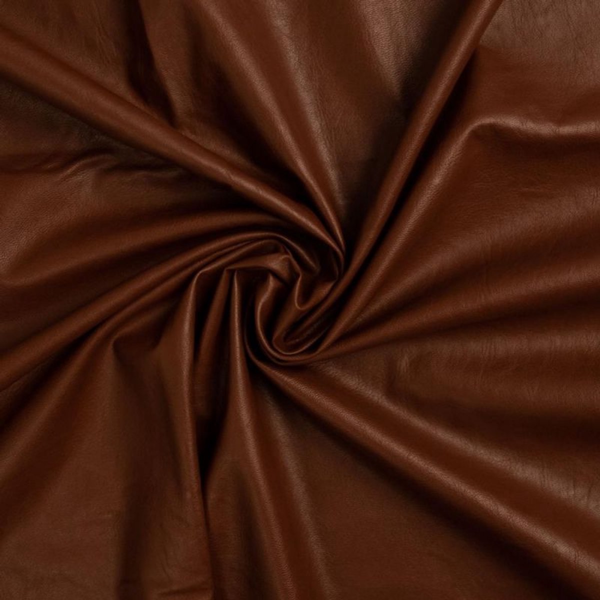 Kunstleer voor Kleding Bruin – Lederlook met Viscose Achterzijde – 135 cm Breed – Oeko-Tex – 225 g/m² – Geweven Uni Stof