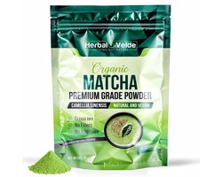Herbal&Velde® Premium Grade Matcha 90g – Biologisch Matcha Poeder – 100% Pure Groene Thee voor Energie & Focus | Verpakt in Nederland |