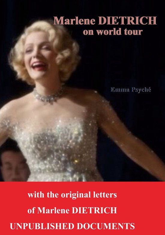 Marlene Dietrich on world tour - cover