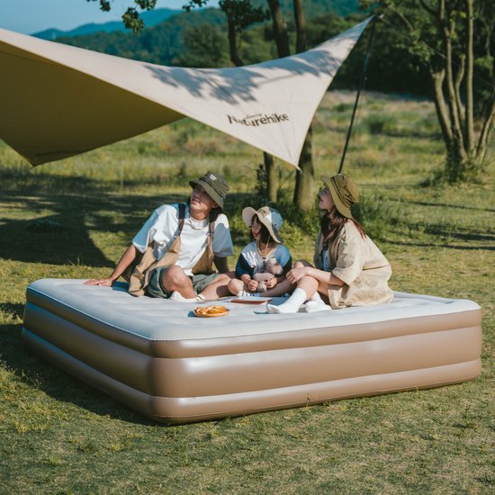 Naturehike Horizon opblaasbaar luchtbed 2-persoons - ingebouwde oplaadbare elektrische pomp - 45 cm hoog - snel opblazen en leeglopen - 198 × 152 cm van Naturehike — afbeelding 5