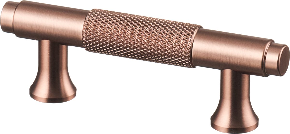 Handgreep Koper - diamond cut - 64mm/98mm