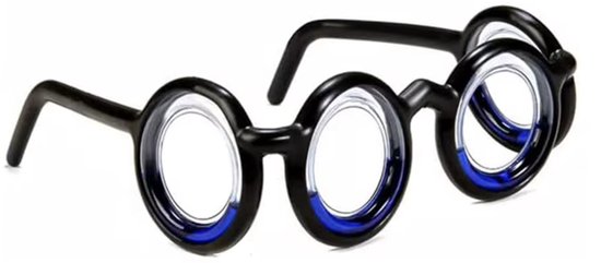 Anti-Draaierigheid Bril Zonder Lens - Lichtgewicht Afneembare Bril tegen Reisziekte, Misselijkheid en Bewegingsziekte voor Ouderen, Kinderen en Outdoor Reizen - Zwart — afbeelding 3
