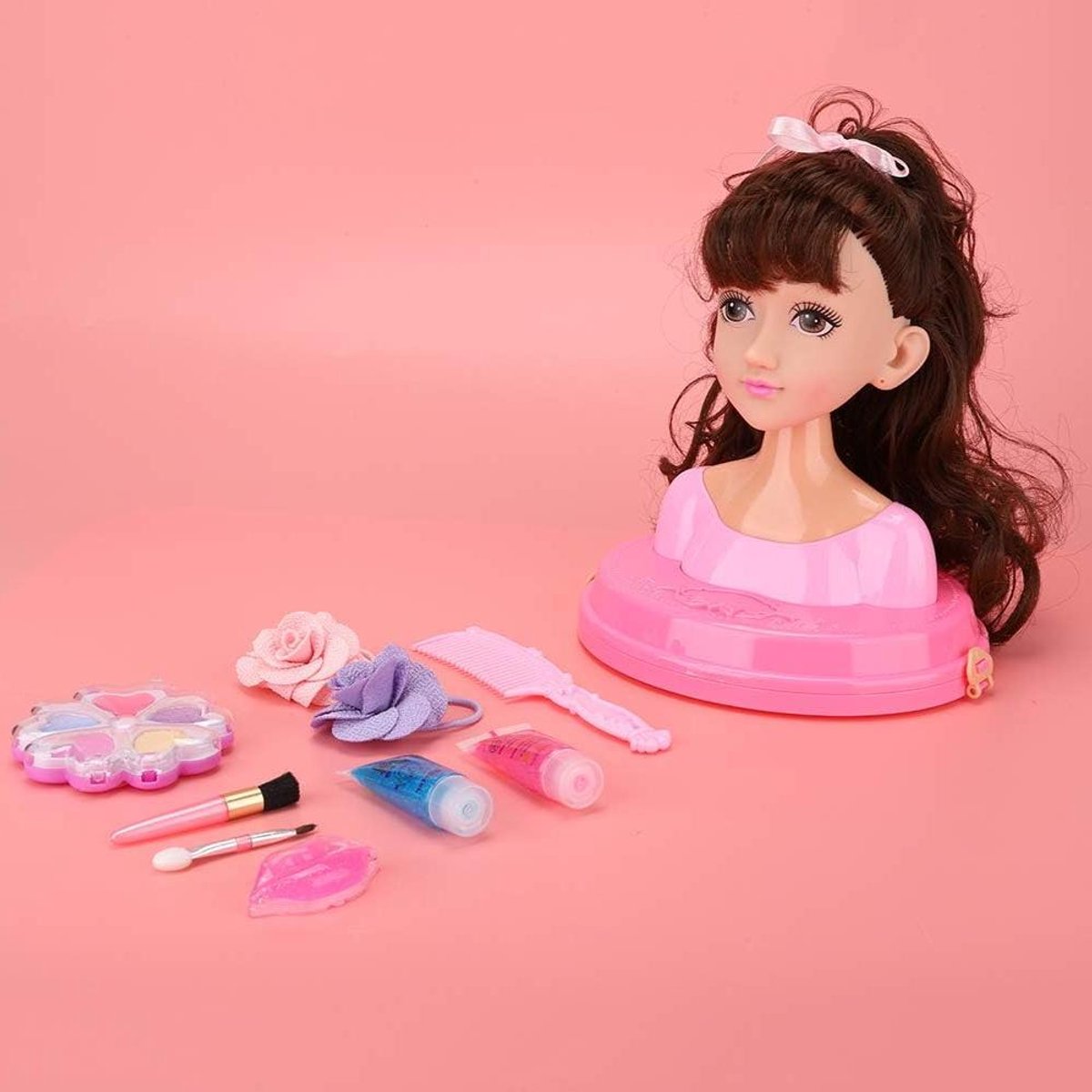Aankleedpop met Make-up - Speelset Styling - Fantasie Spel - Inclusief Accessoires - Vanaf 3 Jaar - Niet gespecificeerd
