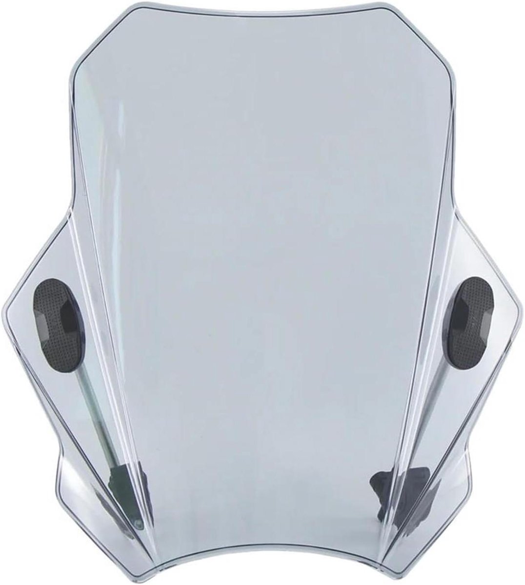 Verstelbaar Windscherm - Motor Accessoire - Comfortabel Rijden - Universele Pasvorm - 1.3 kg - Grijs