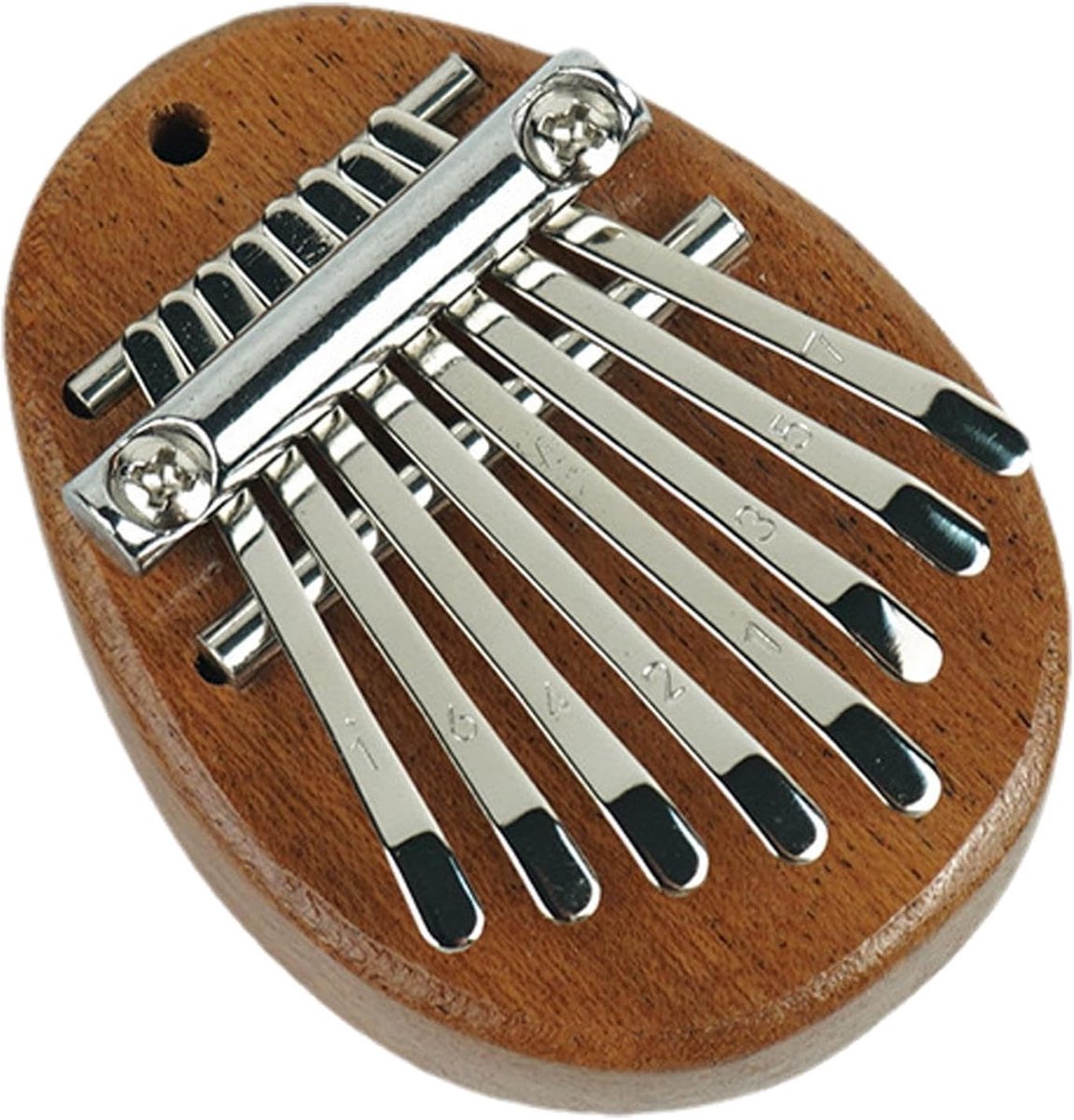Houten Duimpiano - Kalimba Vingerpiano - Muziek Maken - 8 Toetsen - Pocket Formaat - Niet gespecificeerd
