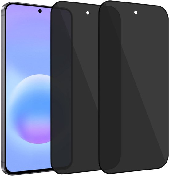 2x Protecteur d'écran de confidentialité adapté au Samsung Galaxy A57 5G - Anti-regard - Verre trempé adapté au Samsung Galaxy A57 5G