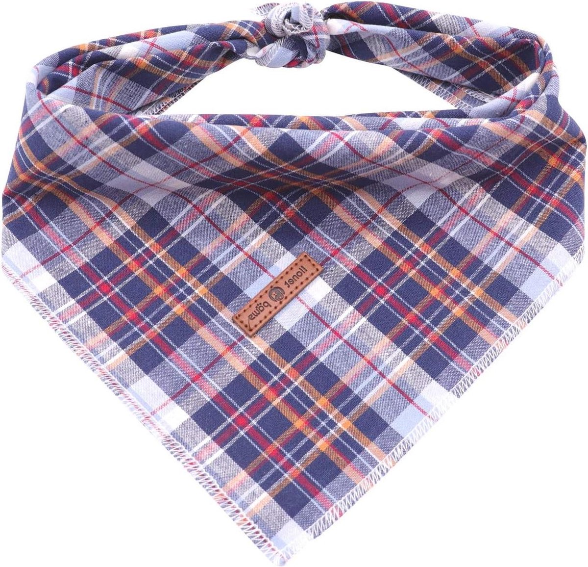 Honden Bandana - Halsdoek Hond - Feestelijke Gelegenheid - Zacht Katoen - S L - Donkerblauw