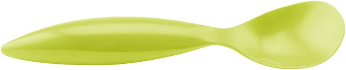Lepel - Eetlepel Keukengerei - Serveren van Eieren - Melamine Materiaal - 12.5 cm - Groen