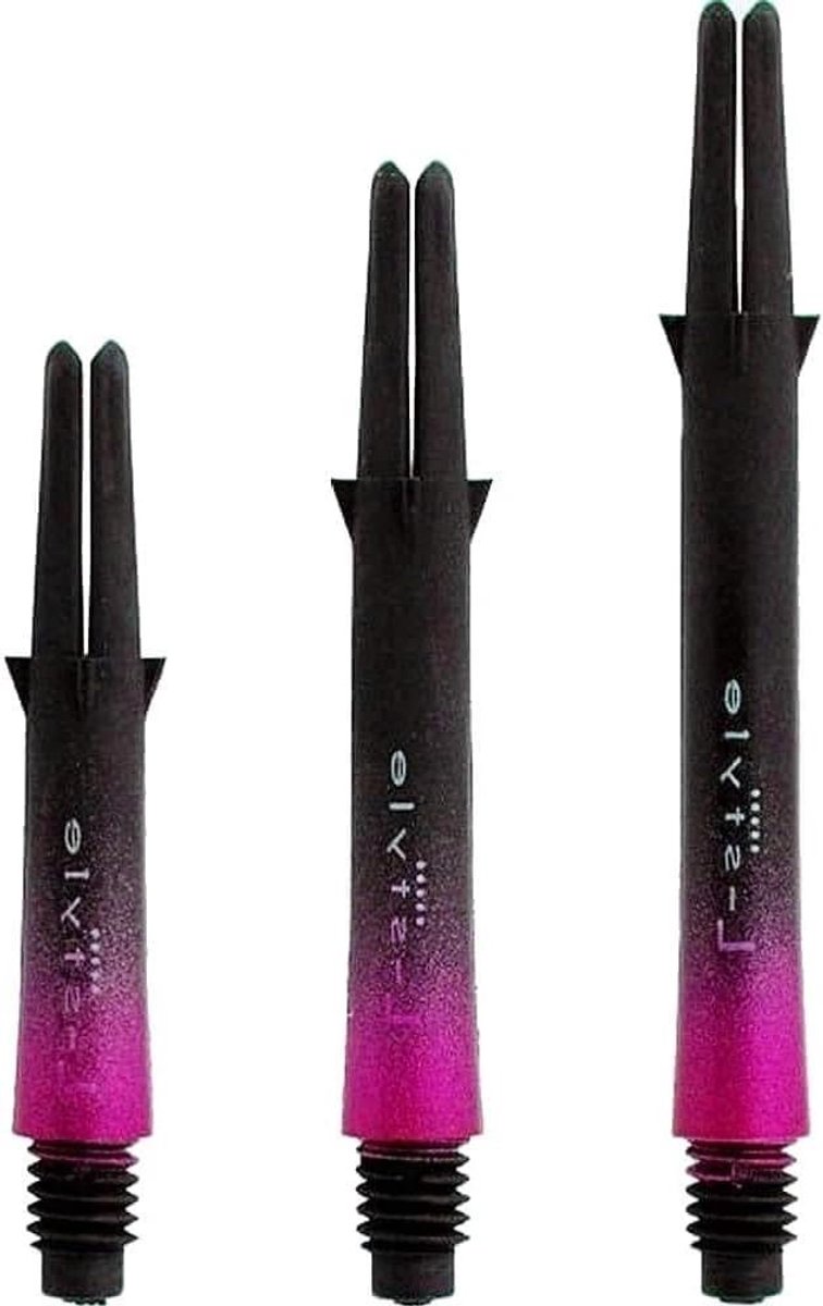 Carbon Dart Shaft - Dart Accessoire - Darts Spelen - Extra Duurzaam - 19 cm Kort - Roze