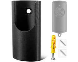 afstandsbediening wandhouder voor Hörmann HSE1 HSE2 HSE4 868 BS, garagepoort afstandsbediening organizer zwart, garage entree muur montage accessoire dagelijks gebruik interieur