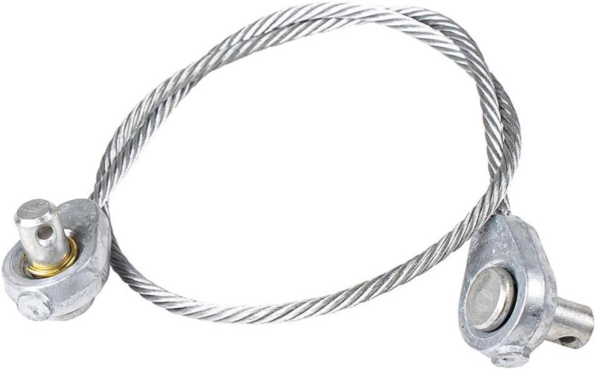 Liftkabel Grasmaaier - Trekstarter Kabel - Grasmaaier Onderhoud - Origineel Onderdeel - 406 cm - Zwart