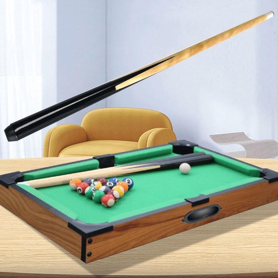 Kinder Keu - Billiard Stok - Oefenen Biljart - Comfortabele Grip - 50 cm - Houtkleur — afbeelding 3