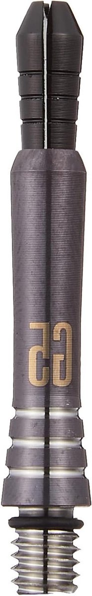 Dartshafts Titanium - Dart Accessoires - Darts Spelen - Verhoogde Grip - 32-44 mm - Zwart