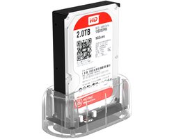 ORICO 6139C3-G2 3,5-inch transparante USB3.1 Gen2 Type-C harde schijf dock