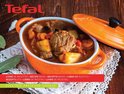 Zilverkleurige Tefal multicooker met zwart deksel en digitaal display, met afmetingen 39.7 cm hoog en 34 cm breed.