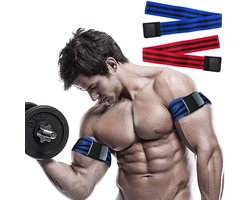 2 Stks Blood Flow Restriction Bands Occlusie Training Bands Verstelbare Drukbanden Vrouwelijke Gluten BFR Band voor armen en benen Krijg magere spieren Fitness Training Tourniquets (handen 60cm/been 90cm)