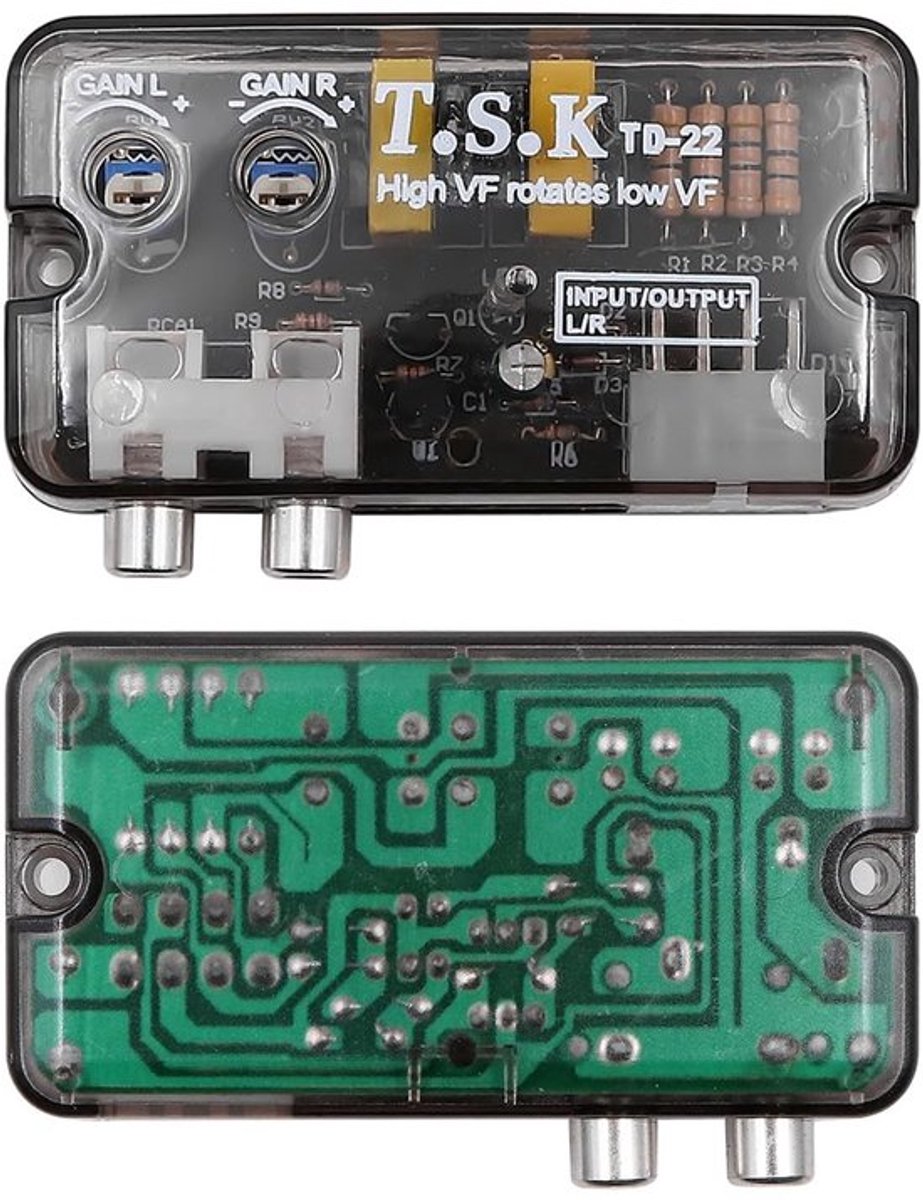SPHProducts - Auto Car Audio Converter - Stereo Converter - Hoog naar