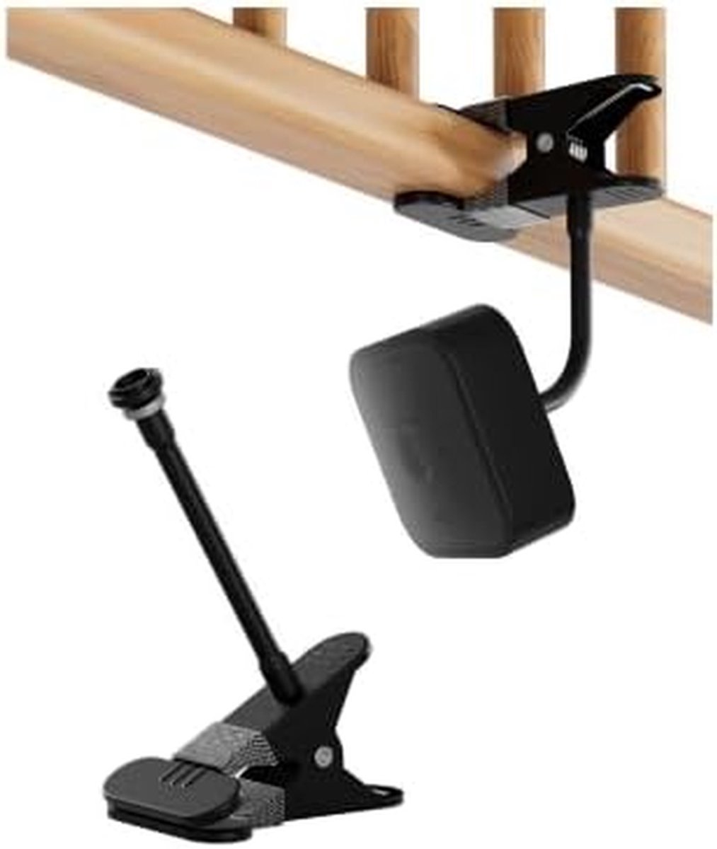 Camera Houders - Bevestiging Beveiliging - Bewaking Monteren - Klembevestiging Zonder Boren - 2 Stuks - Zwart