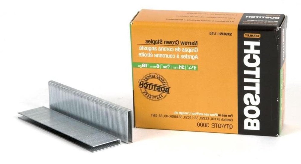 Afwerkingsnietjes - Smalle kroon nietjes - Meubelreparatie - Gecoate afwerking - 3000 stuks - Metaal