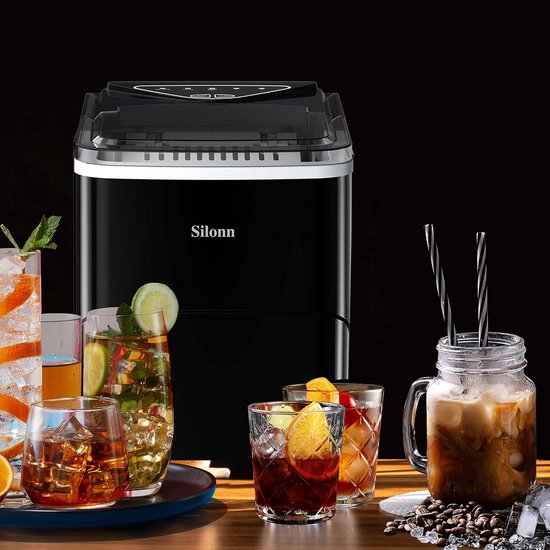 Snelle IJsblokjesmachine met Zelfreinigende Functie - Tot 12 kg per Dag van Merkloos — afbeelding 5