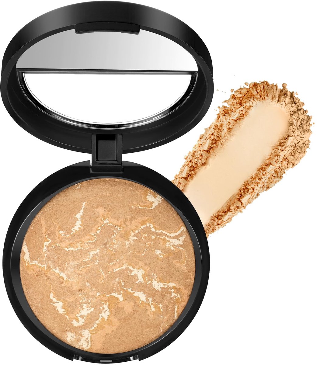 2-in-1 poedermake-up, anti-aging verzorgingskussen, waterdicht en matterend met hoge dekking, hydraterende cushion foundation, voor lichte huid (lichtbeige)