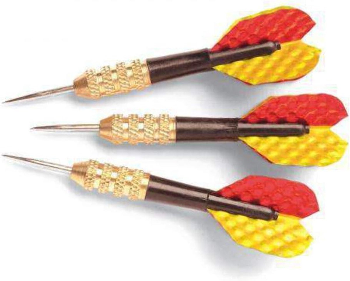 Mini Darts - Dartpijlen Steel Tip - Darten Spelen - Steeltip Pijlen - 70 mm - Veelkleurig