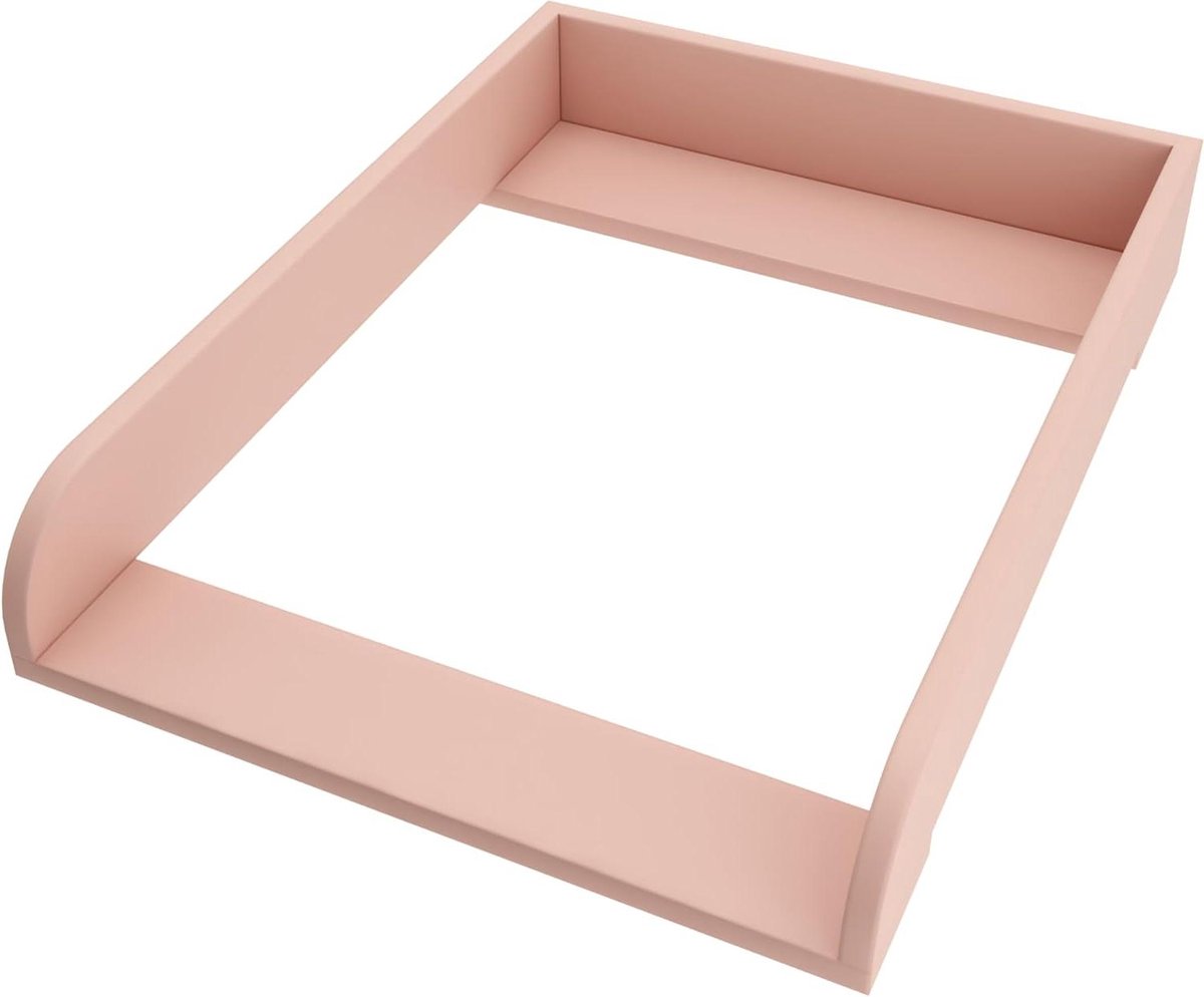 Aankleedopzetstuk Commode - Commode Blad - Baby Verzorgen - Afneembaar Ontwerp - 72 x 54 cm - Roze