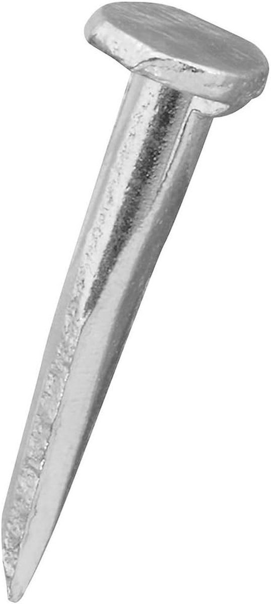 Gegalvaniseerde Kopspijkers - Klusspijkers Bevestigingsmateriaal - Kleine Klussen Huis - Gegalvaniseerd Staal - #14 x 3/4" - Zilverkleurig