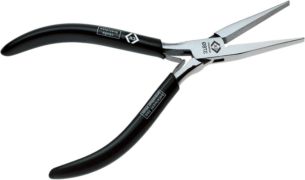 Platte Tang - Rechte Tang - Precisiewerk - Doorgestoken Scharnier - 145 mm - Chroom