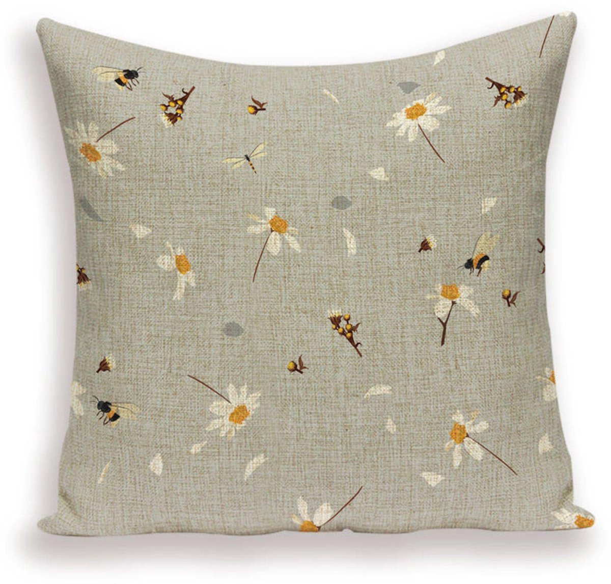Bloemen Kussens Cover Boerderij Home Decor Kussenslopen Linnen Kussenslopen Gedrukt Kussens Cover Versieren Kussenhoes Kussen Home Decor Kussensloop Kussensloop