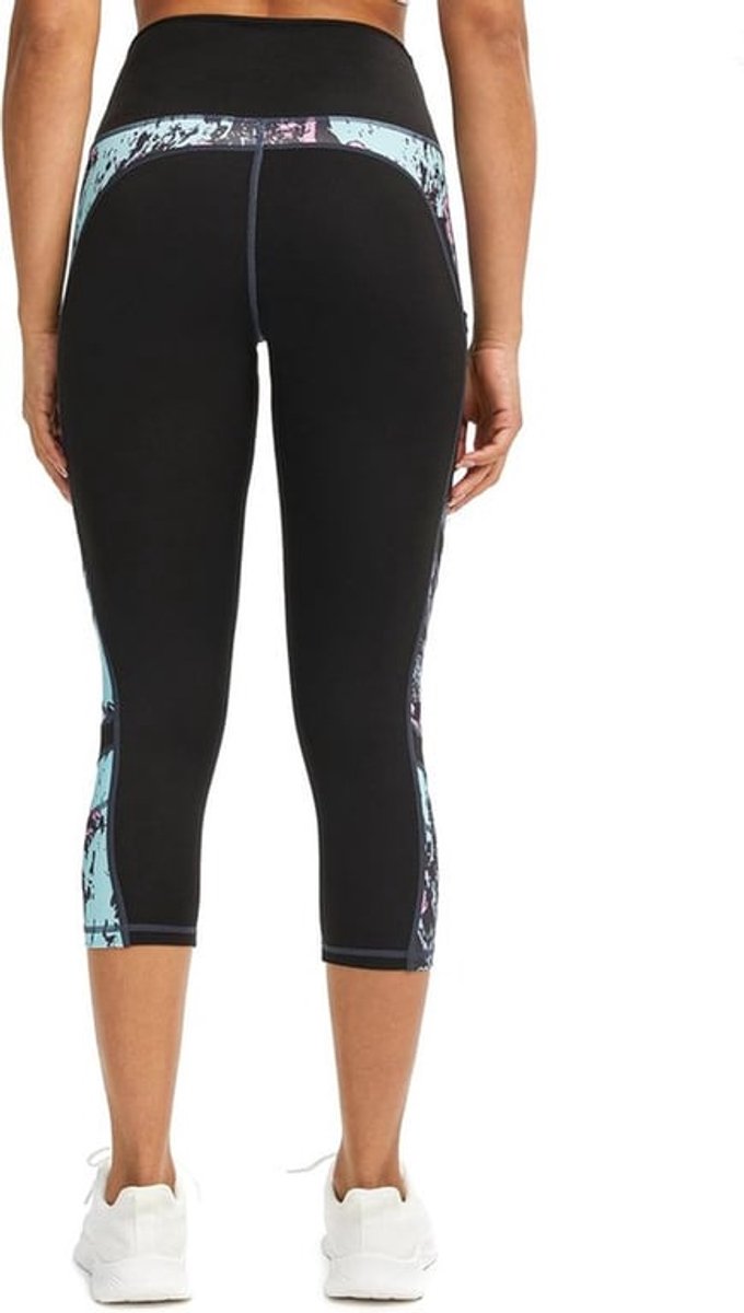 Dames 3/4 sportleggings met zakken - Comfortabele en ondoorzichtige workout broek van Merkloos — afbeelding 2