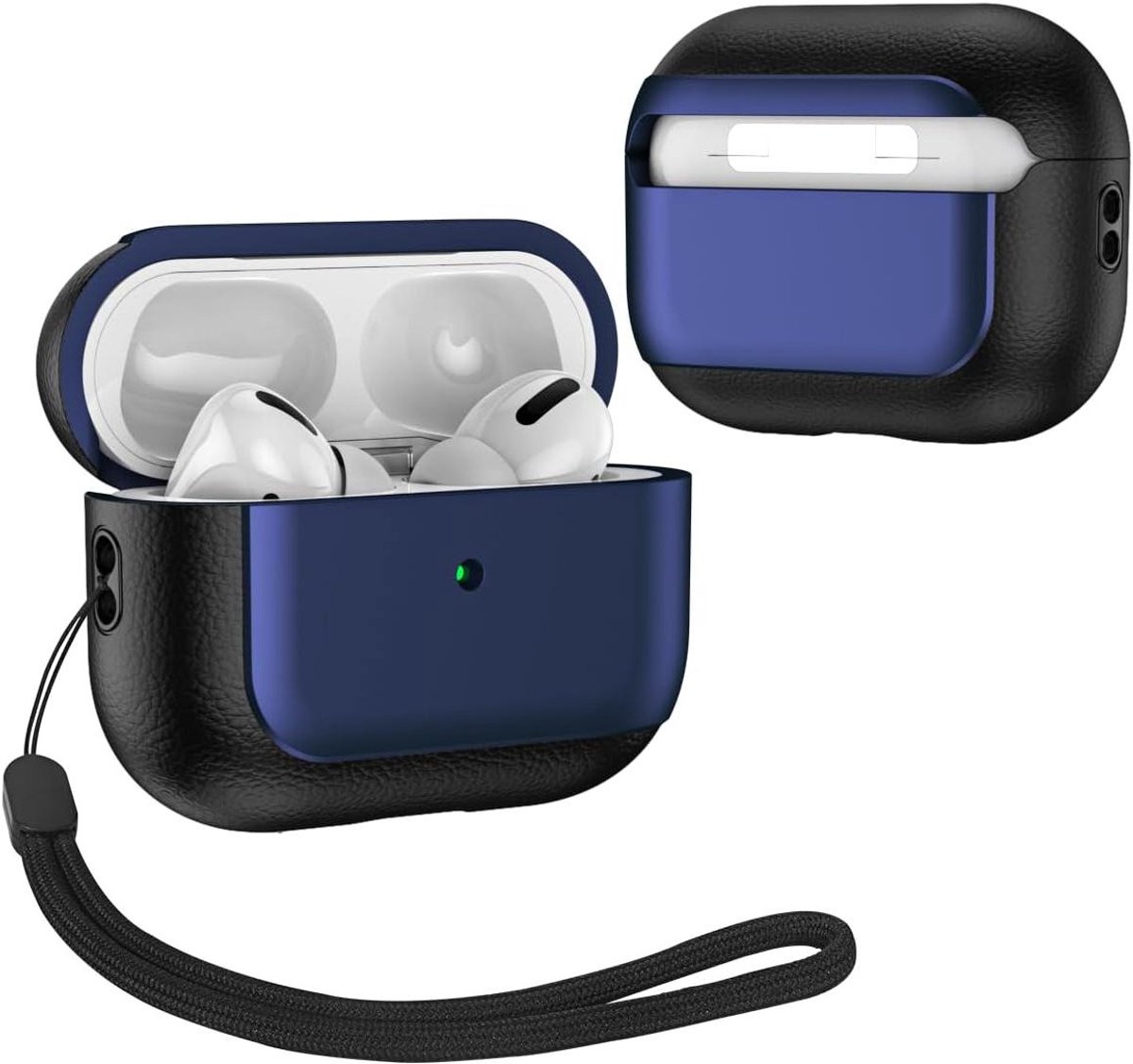 AirPods Pro 2 Hoes - Beschermhoes Koptelefoon - Opladen en Beschermen - Voorste LED Zichtbaar