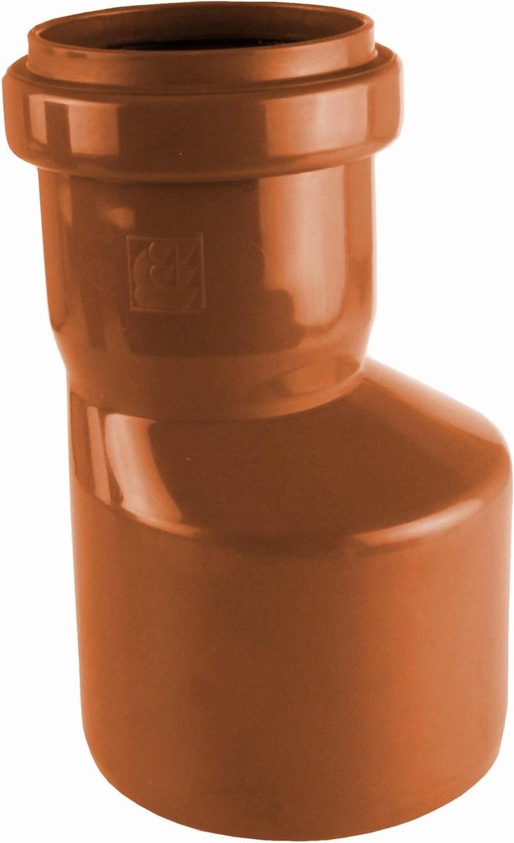 KG Verloopstuk Excentrisch - Overgangsstuk PVC - Afvalwater Afvoeren - Ringstijfheid SN 4 - DN 160-200 - Oranje